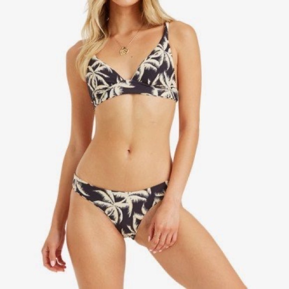 🏝BILLABONG Palm Side Reversible Lowrider Bikini Bottom 🏝 - Picture 2 of 8